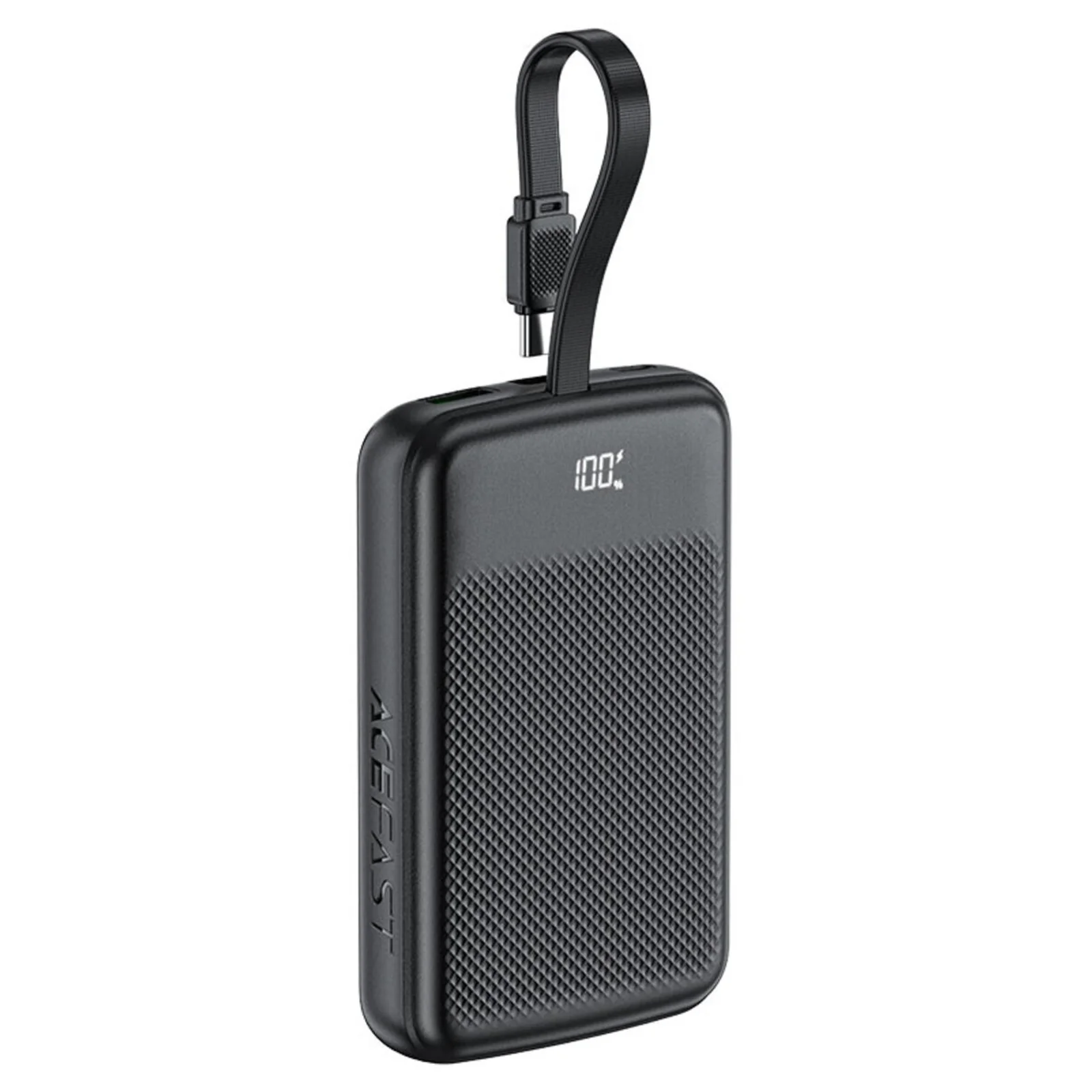 Зовнішній акумулятор Acefast M13 PD22.5W Power Bank with Cable 10000mAh Black