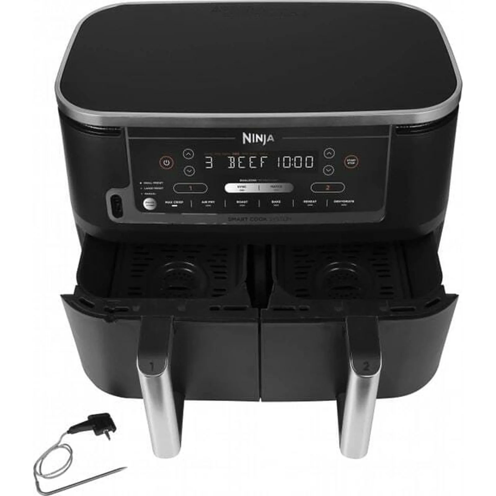 Мультипіч (аерофритюрниця) NINJA Foodi Max Dual Zone Smart Cook (AF451EU)