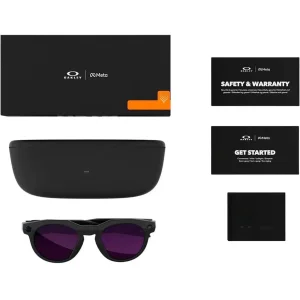 Смарт-очки Oakley Meta HSTN Frame Black Lens Color Clear to Amethyst Transitions