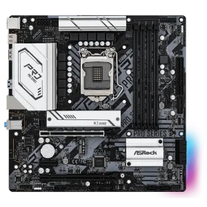 Материнская плата ASRock B560M Pro4 + Intel Pentium G6405 + LC-Power 8GB DDR4 3600MHz RGB (Renkforce PC Tuning Kit)