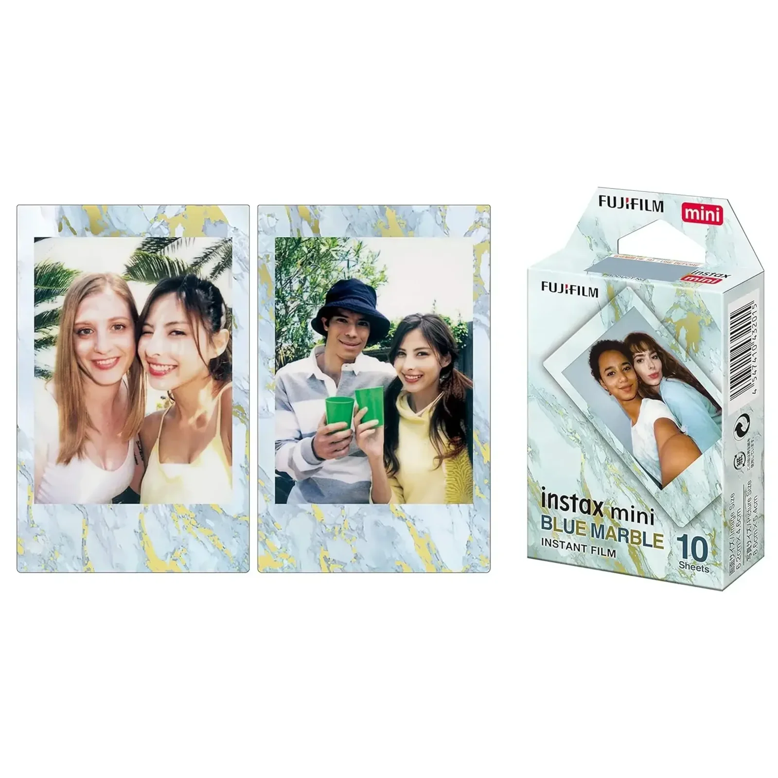 Фотопапір Fujifilm Instax Mini Blue Marble (54х86мм 10шт)