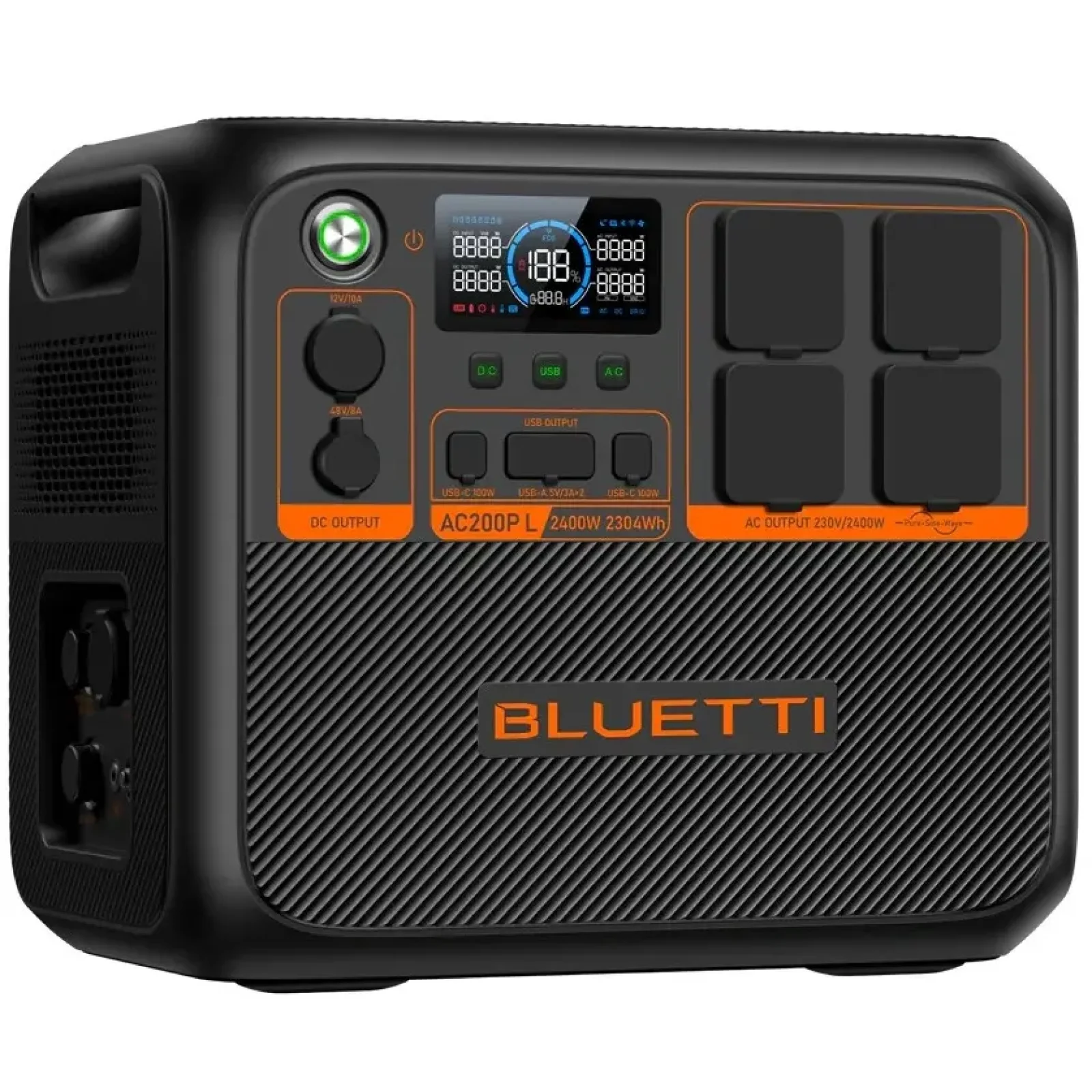Зарядна станція Bluetti AC200PL 2400W 2304Wh