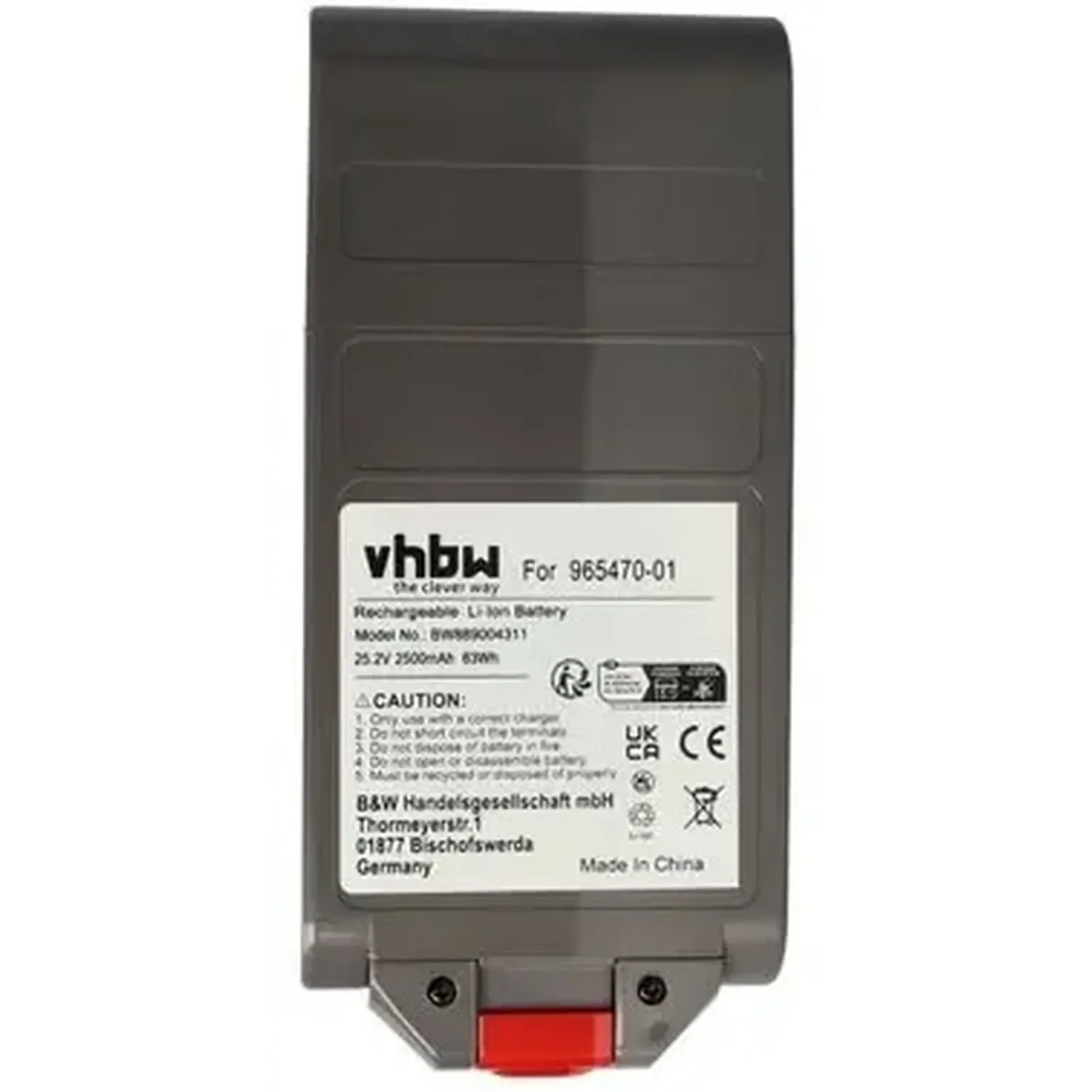 Акумулятор Vhbw для Dyson V12 Replacement Battery (BW889004311)