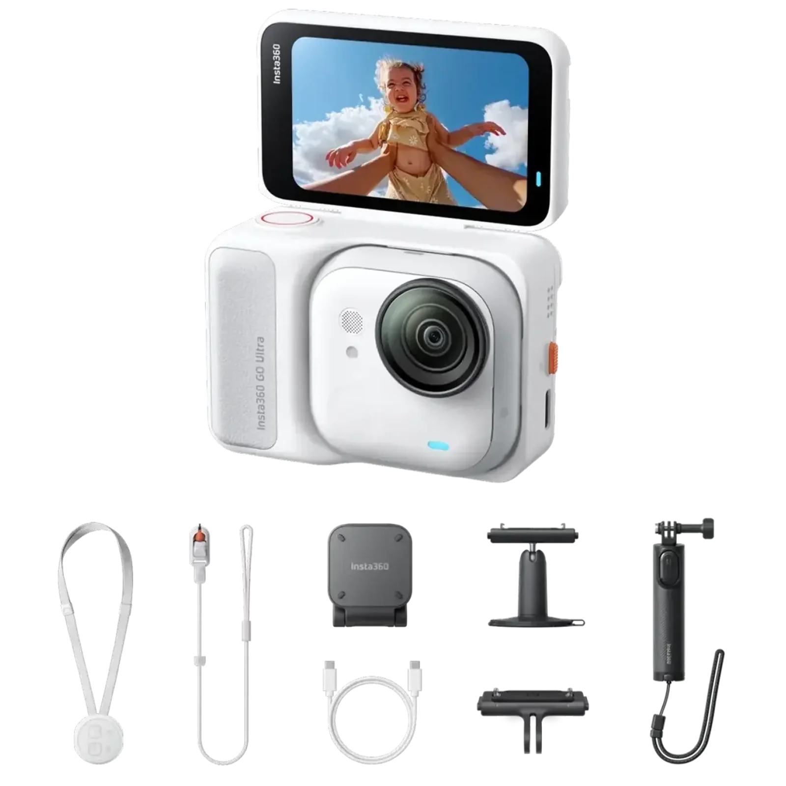Екшн-камера Insta360 GO Ultra Creator Bundle White (CINSABEA_GOULTRA05)