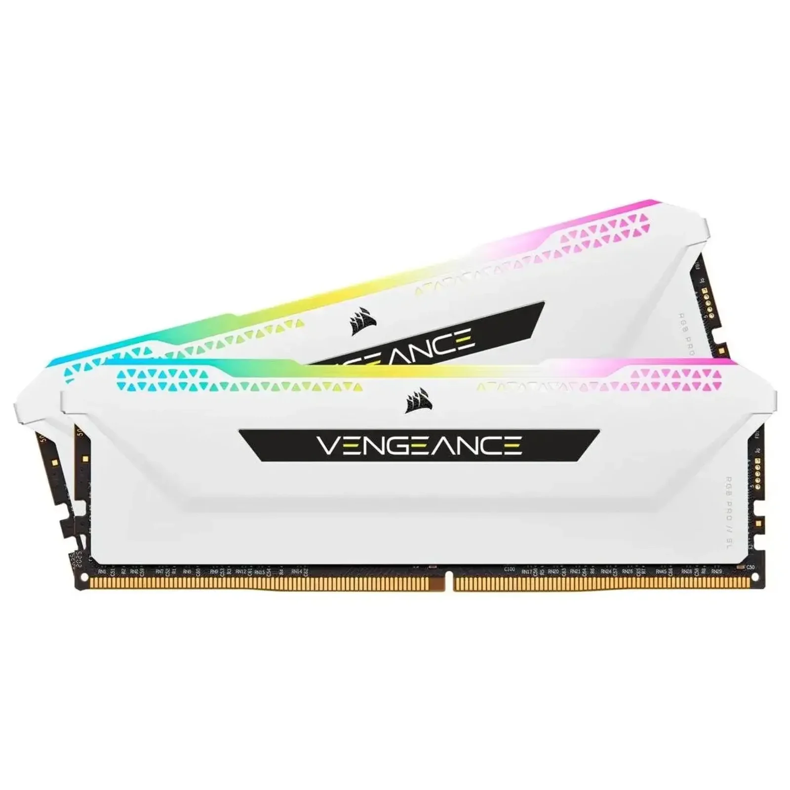 Оперативная память Corsair 16 GB (2x8GB) DDR4 3200 MHz Vengeance RGB PRO SL (CMH16GX4M2E3200C16W)