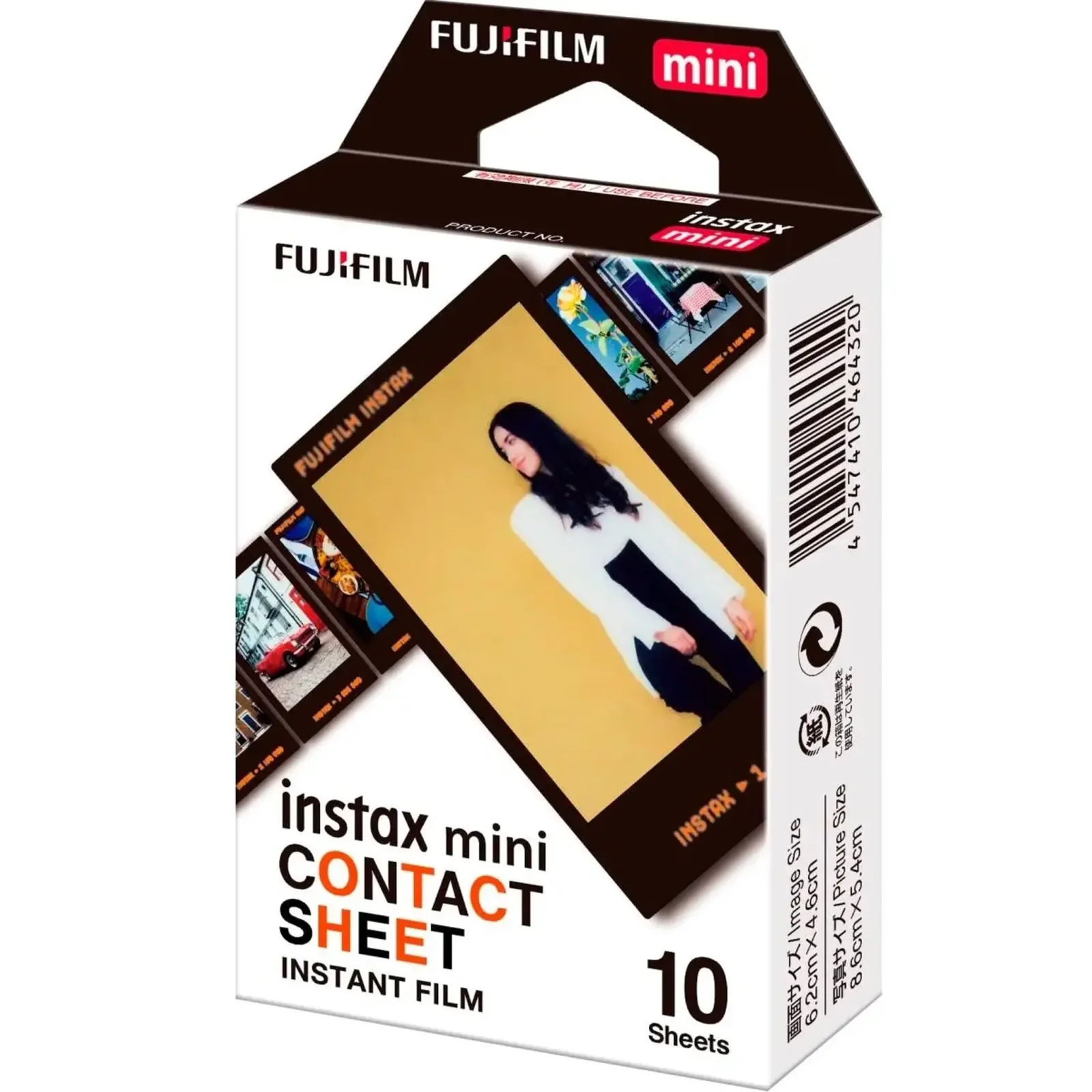 Фотобумага Fujifilm Instax Mini Contact Sheet (54х86мм 10шт)