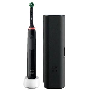 Електрична зубна щітка Oral-B Pro 3 3500 Black + Mondrian Travel Case (D505.513.3X)