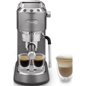 Кофеварка Delonghi Dedica Arte EC 885.GY Gray UA
