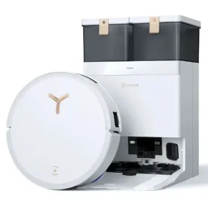 Цвет: Белый - Робот-пилосос ECOVACS Deebot T50 Max Pro Omni White (DEX54)