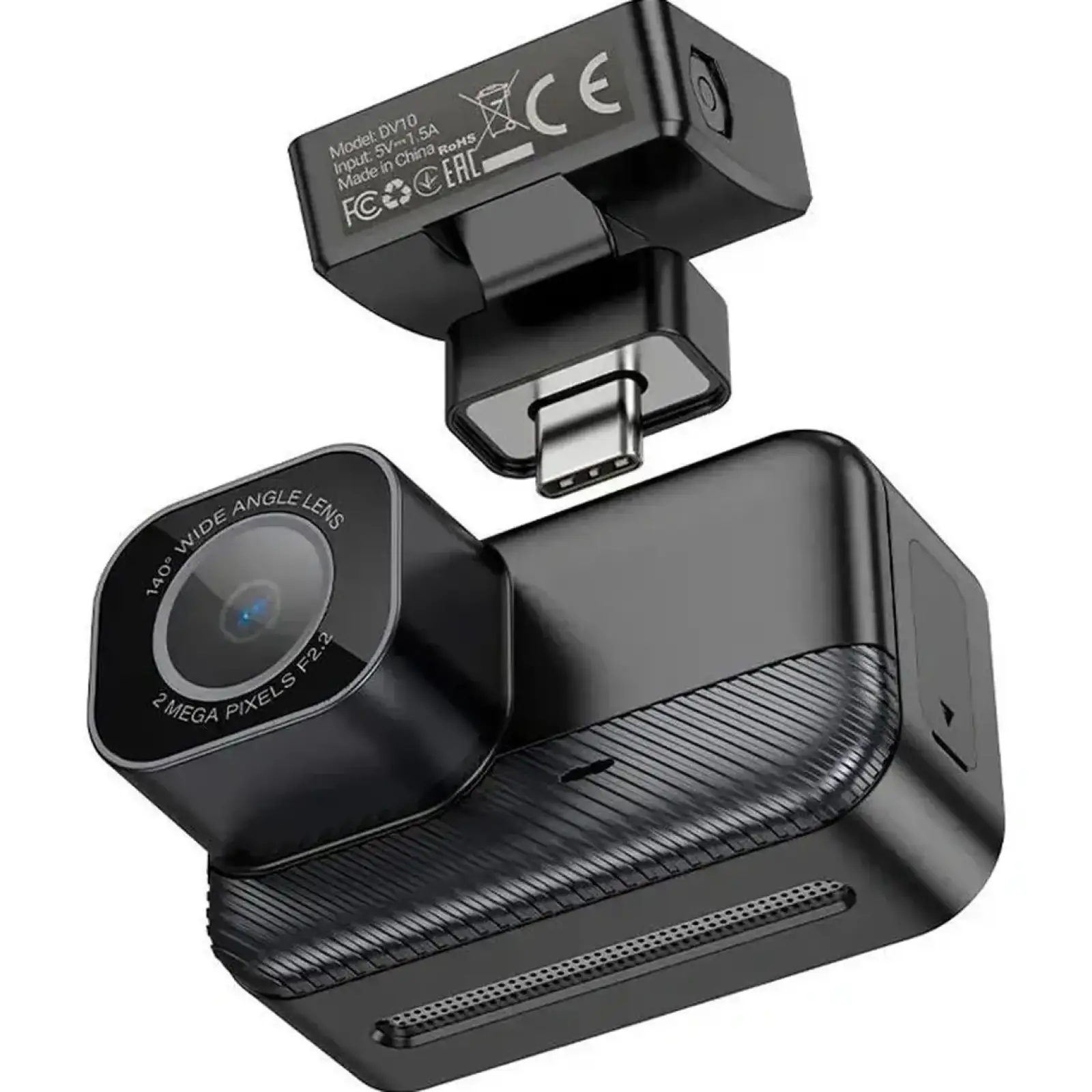 Відеореєстратор Hoco DV10 Mini Screen Dashcam Black