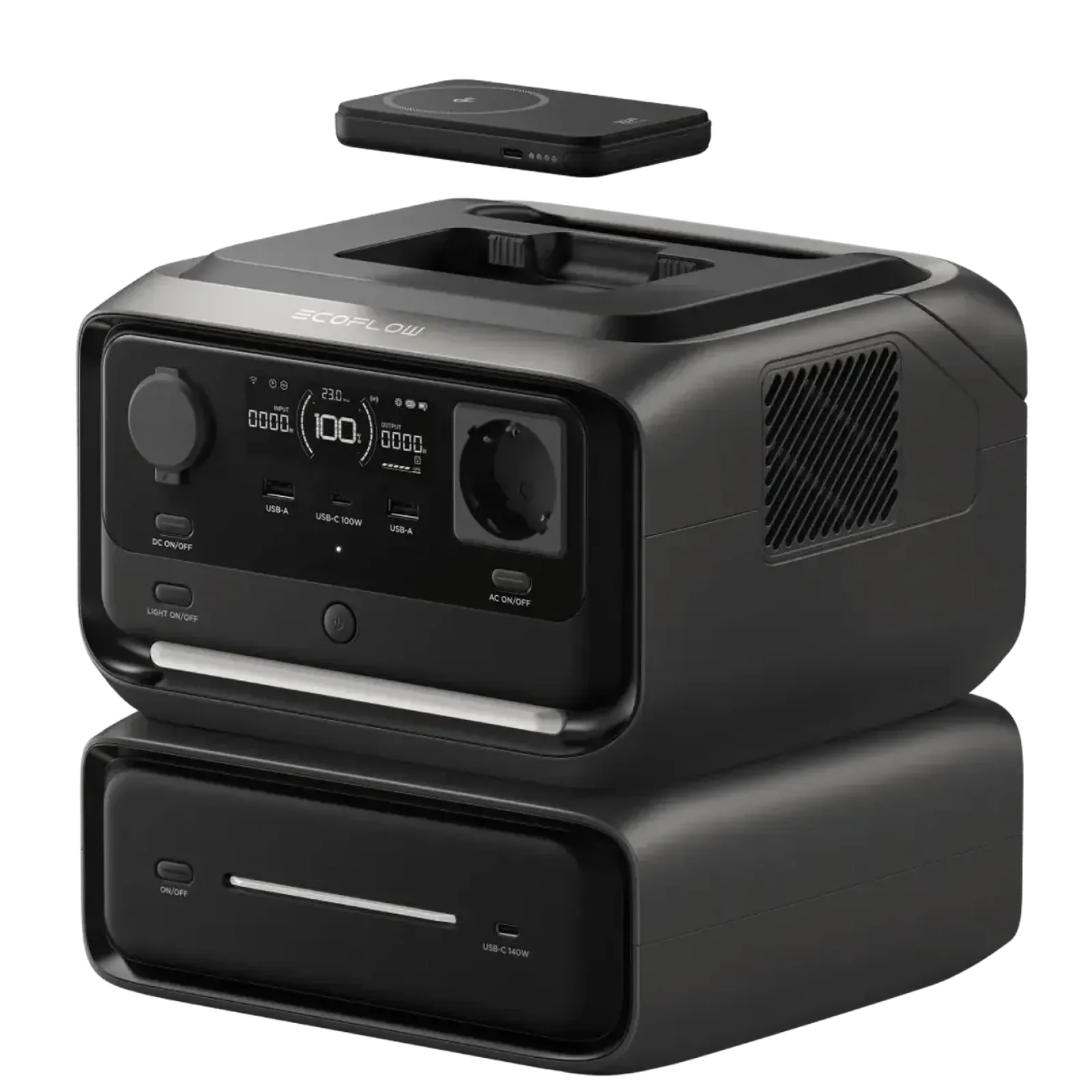 Зарядна станція EcoFlow RIVER 3 Max Plus Wireless (EFRIVER3MP-Wireless-EU-CBOX) UA