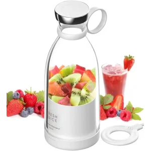 Блендер Fresh Juice Portable Mini Fruit Blender 350 ml White