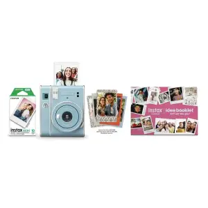 Фотокамера миттєвого друку Fujifilm Instax Mini 40 Bundle Blue Hearth Hand with Magnolia