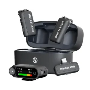 Микрофонная радиосистема Hollyland LARK MAX 2 Combo (2TX+1RX) Black