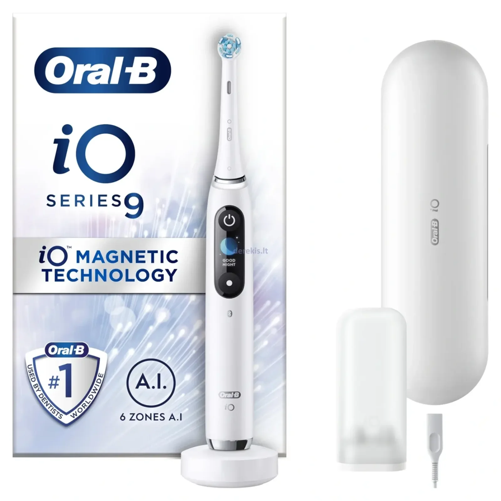 Зубна електрощітка Oral-B iO Series 9N White Alabaster (IOM9.1A1.1AD)