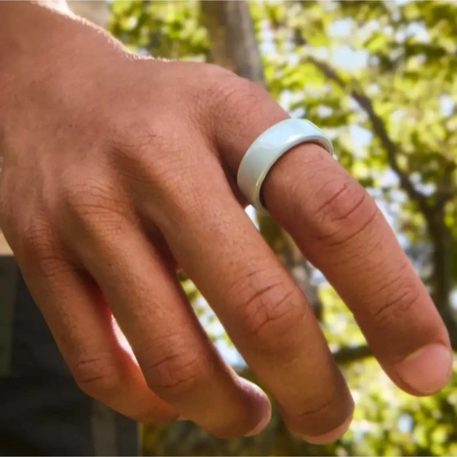 Смарт-кільце Oura Ring 4 Ceramic Tide Size 10 (JZ90-57461-10)