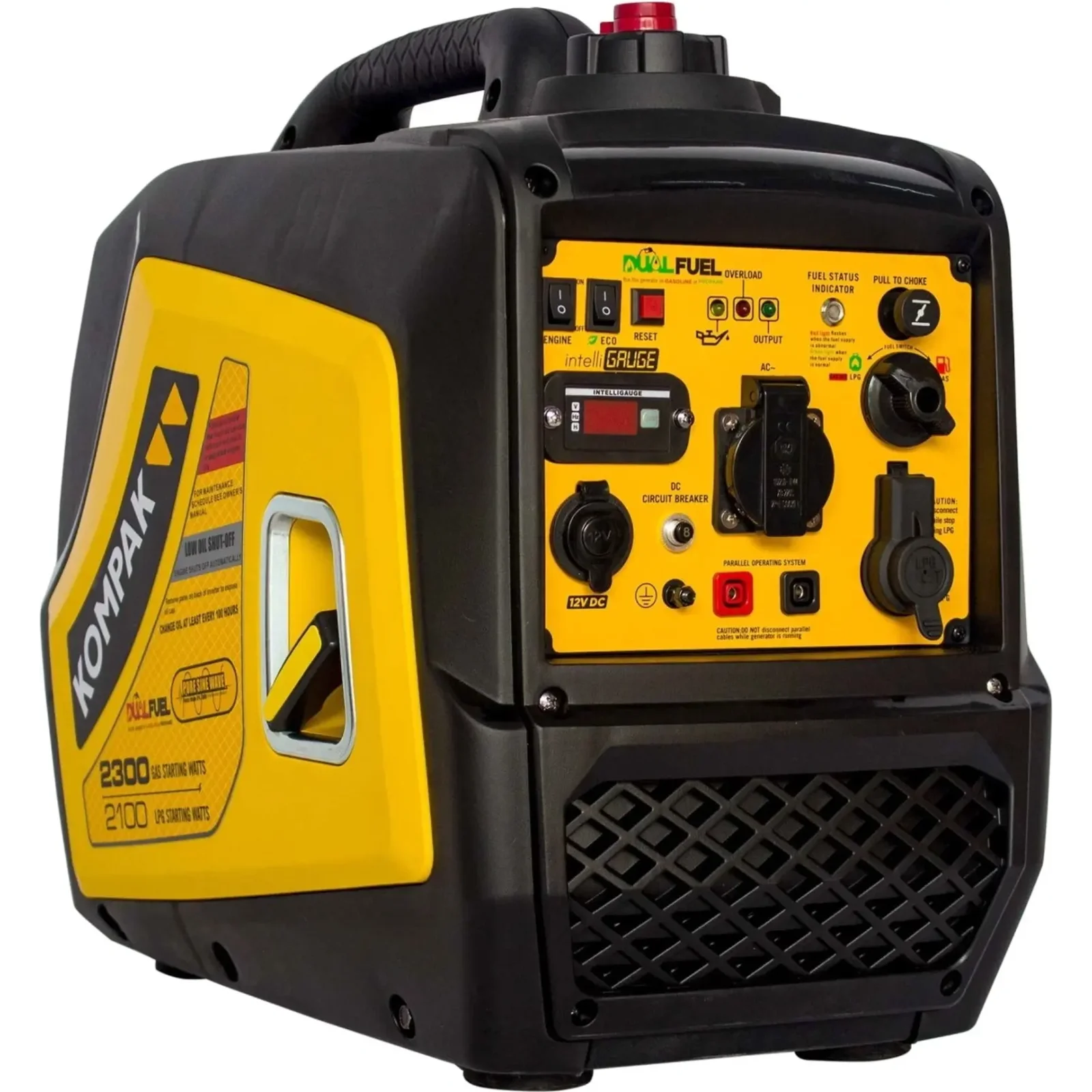 Комбінований генератор (газ-бензин) KOMPAK KGG20Ei-DF