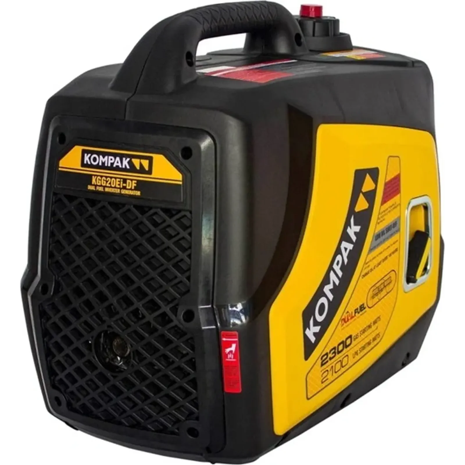 Комбінований генератор (газ-бензин) KOMPAK KGG20Ei-DF