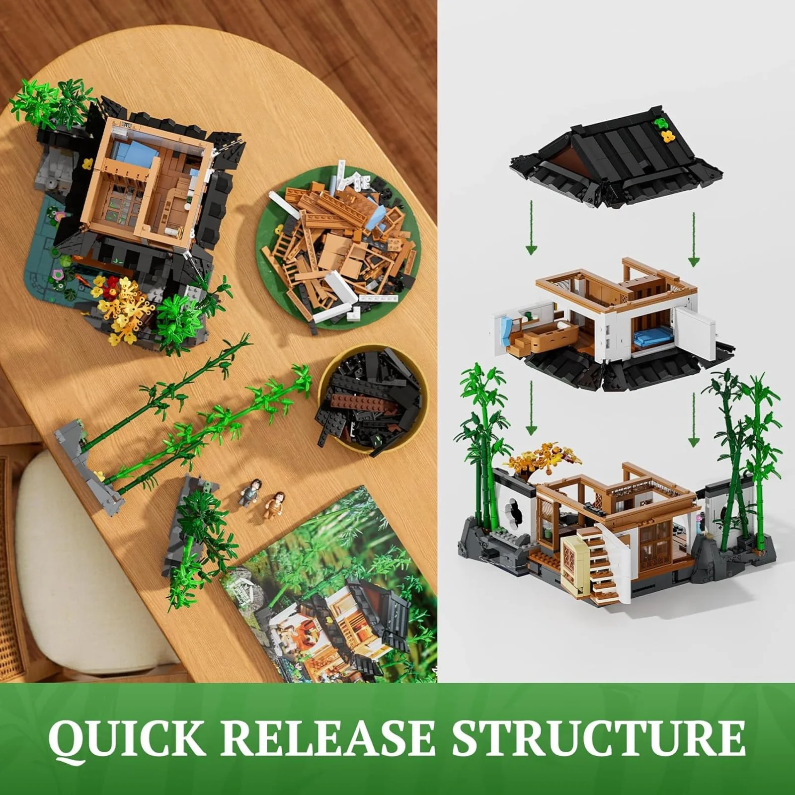 Конструктор Lumibricks Bamboo House (L9075)