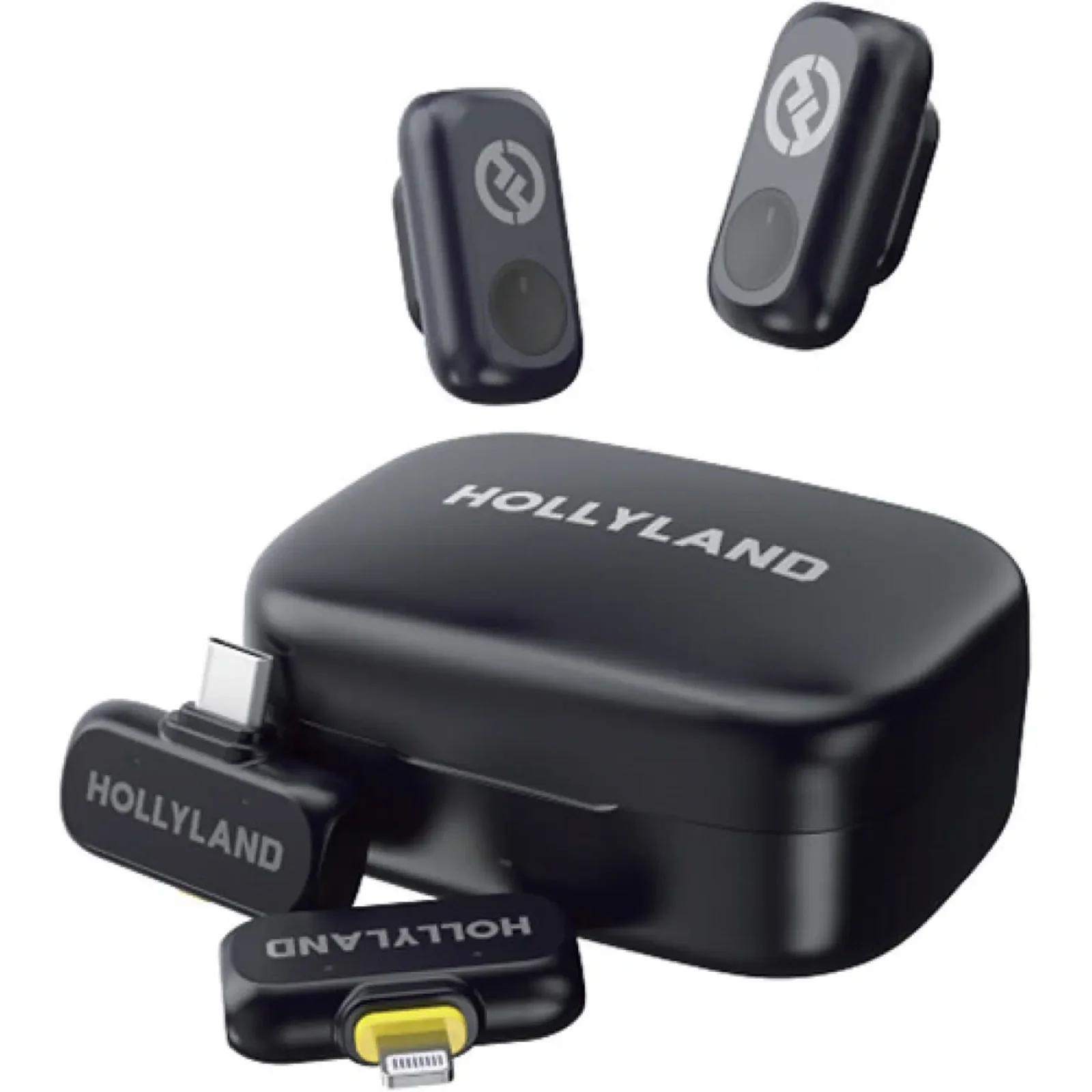 Микрофонная радиосистема Hollyland LARK A1 Combo (2TX+Lightning RX+USB-C RX) Space Gray