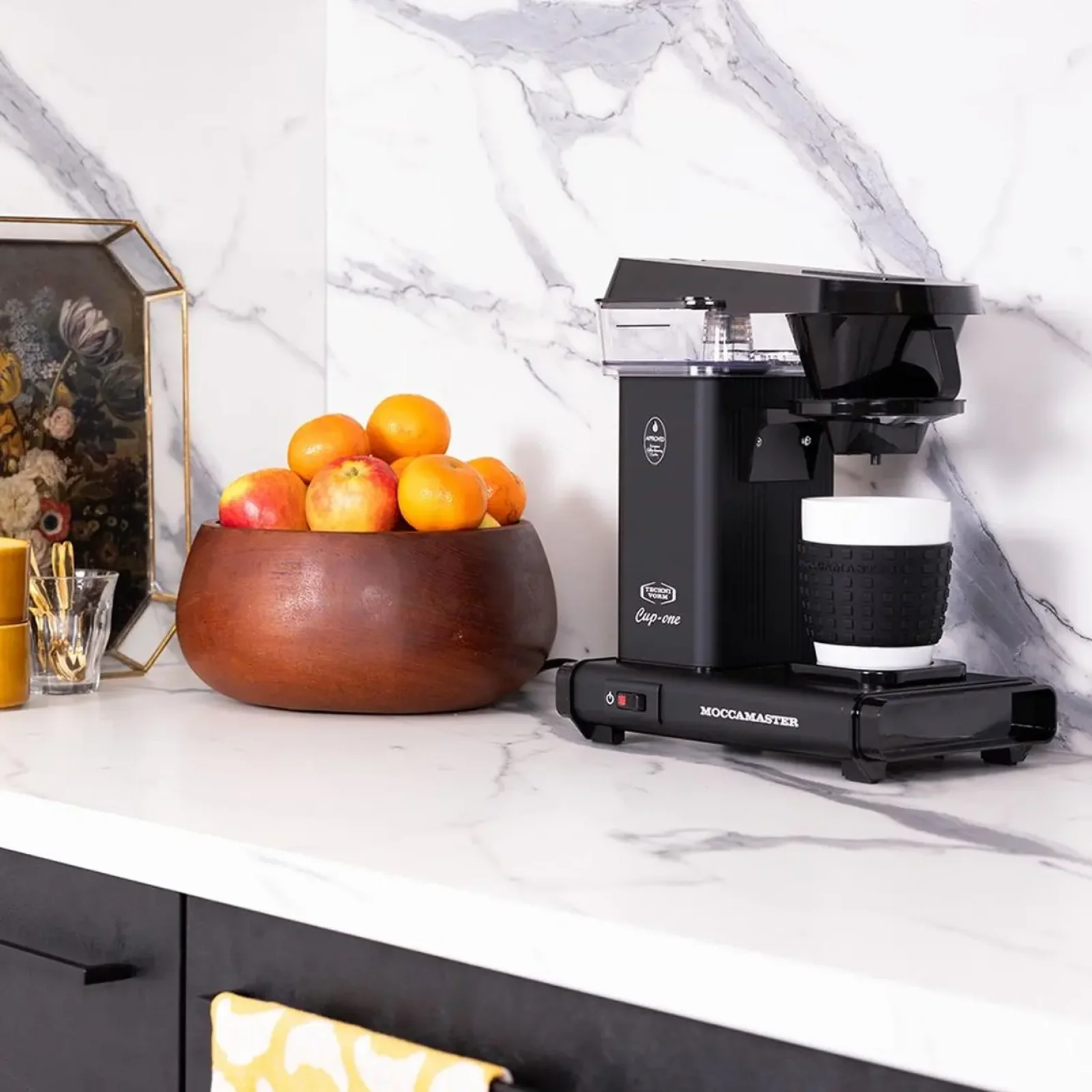 Кофеварка Moccamaster Cup-One Coffee Brewer Cream Black