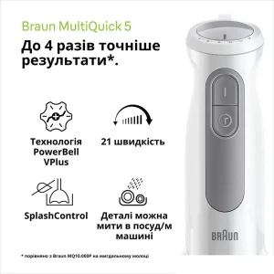 Блендер Braun MultiQuick 5 MQ 50001 MWH UA