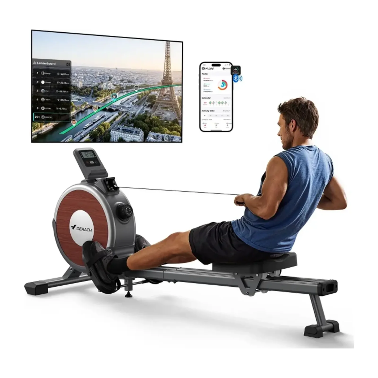 Гребний тренажер Merach MR-R02B7-EU UA