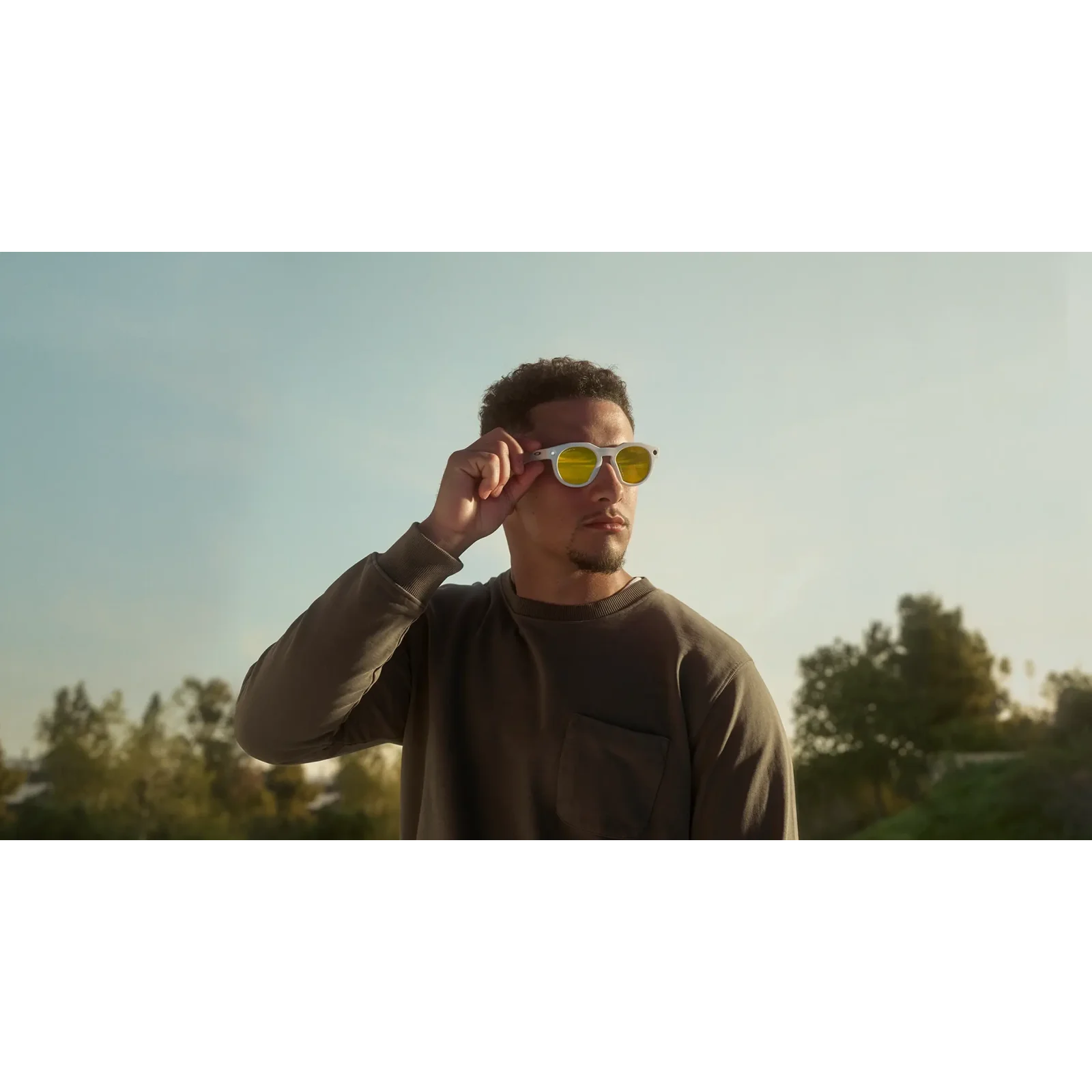 Смарт-очки Oakley Meta HSTN Limited Edition - Desert 24K Prizm Polar (OW8002-0151)