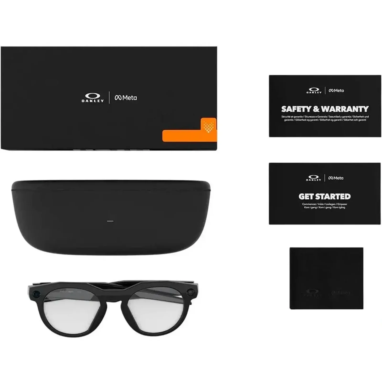 Смарт-окуляри Oakley Meta HSTN Black Lens Color Clear (OW8002-0751)