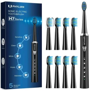 Електрична зубна щітка Phylian Sonic Electric Toothbrush H7 Series Black