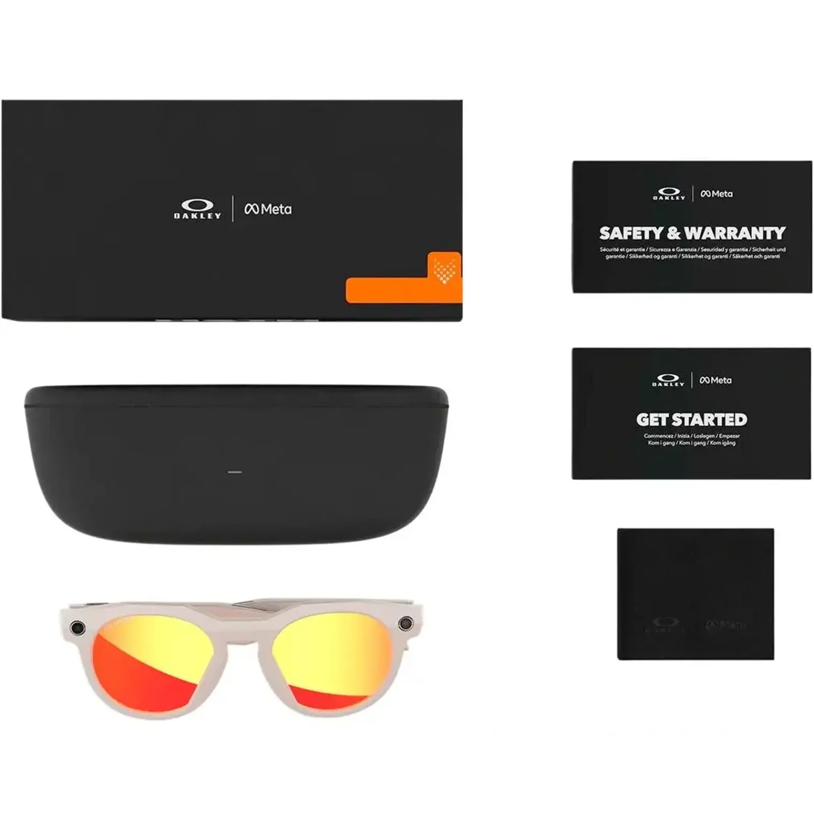 Смарт-очки Oakley Meta HSTN Frame Warm Grey Lens Color Prizm Ruby