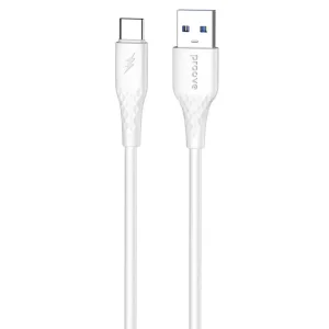 Кабель Proove GridLine USB to Type-C 3A (1m) White