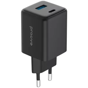 СЗУ Proove Pocket GaN 45W (Type-C + USB) Black