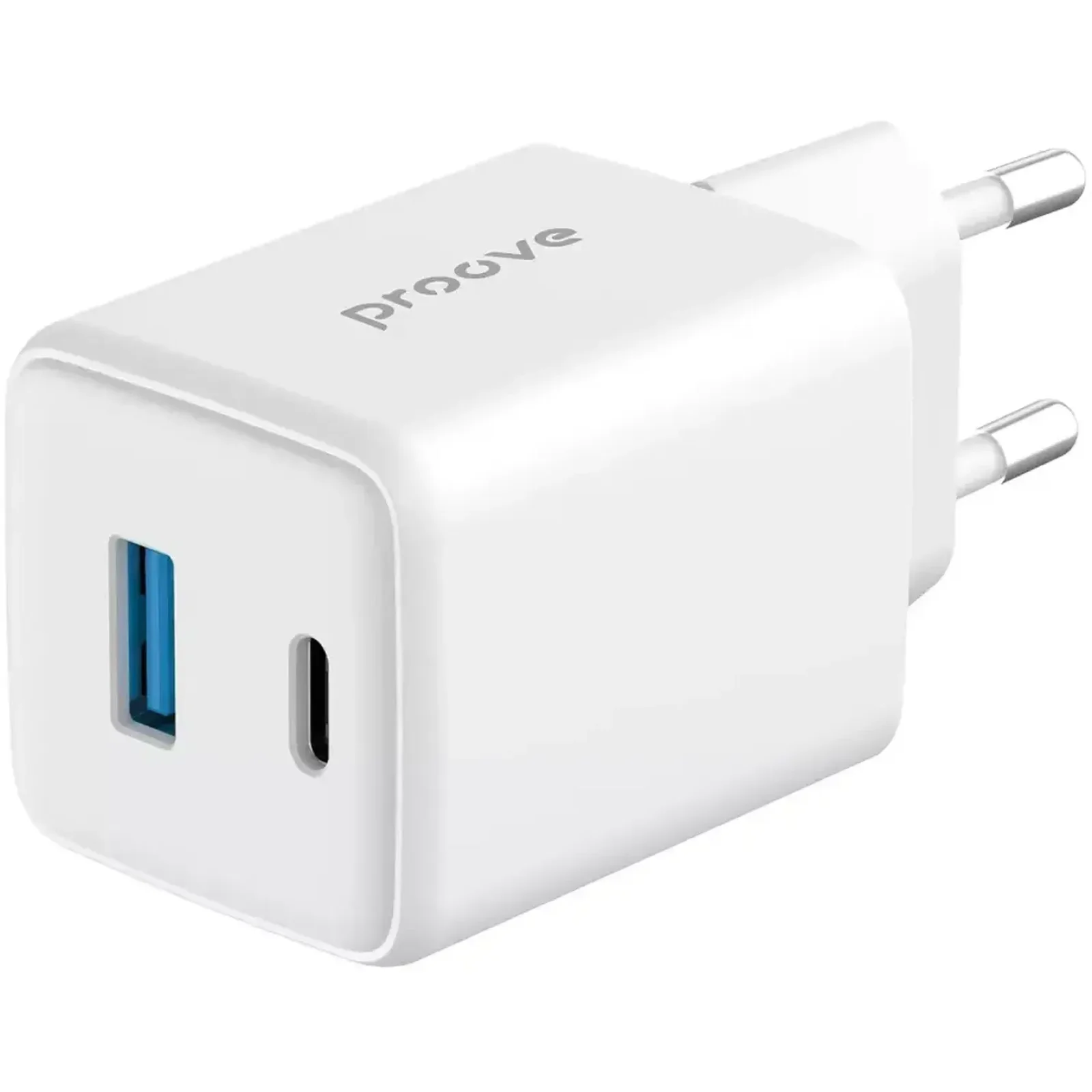 МЗП Proove Pocket GaN 45W (Type-C + USB) White