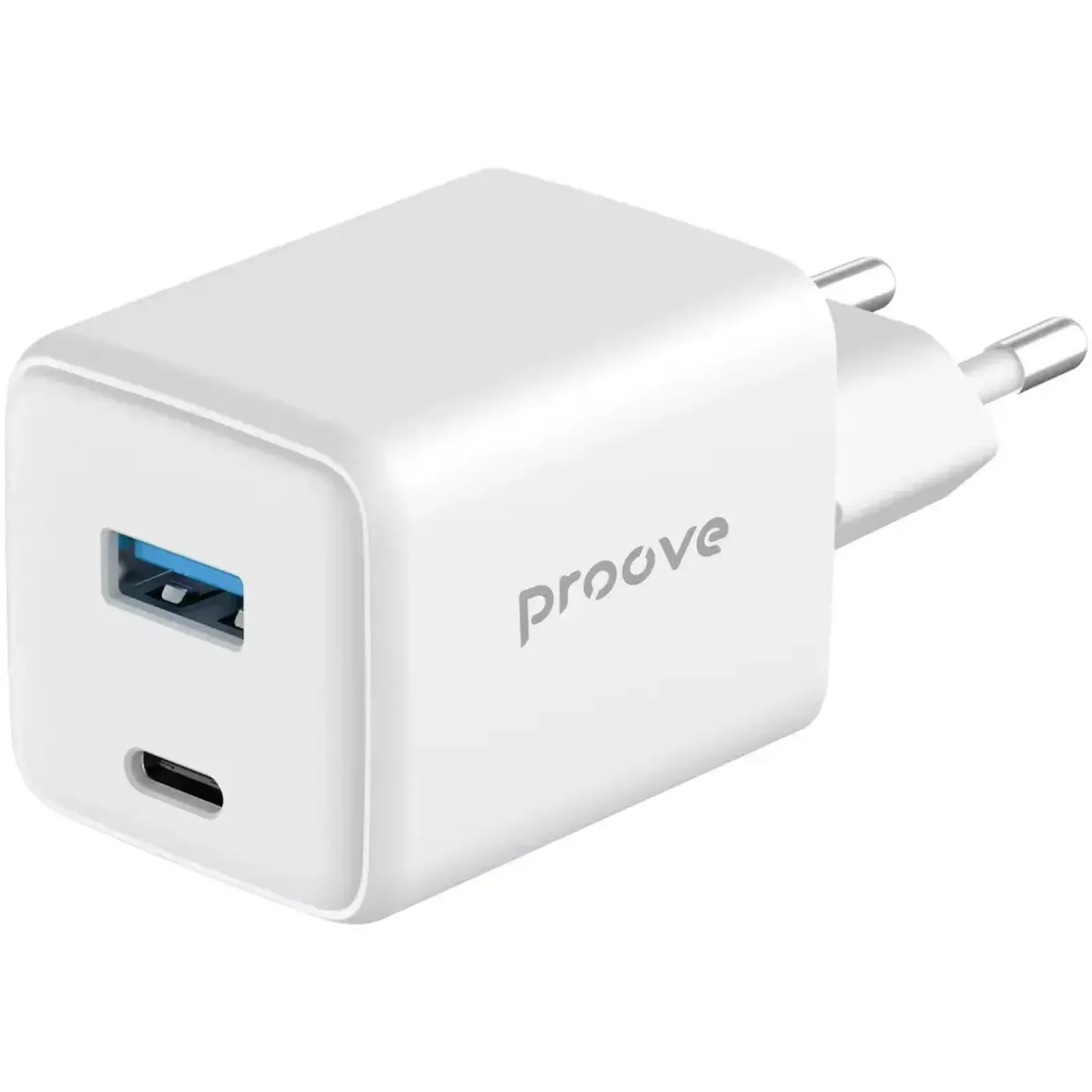 МЗП Proove Pocket GaN 45W (Type-C + USB) White