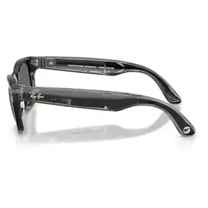 Смарт-окуляри Ray-Ban Meta Wayfarer Transparent Black/Grey mirror (Coperni Limited Edition) (RW4006S 6650/6G)