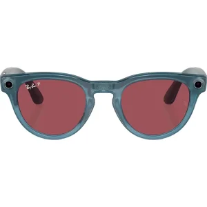 Смарт-очки Ray-Ban Meta Headliner Shiny Jeans Frame/Dusty Red Lenses (RW4009 66985Q 50-23)