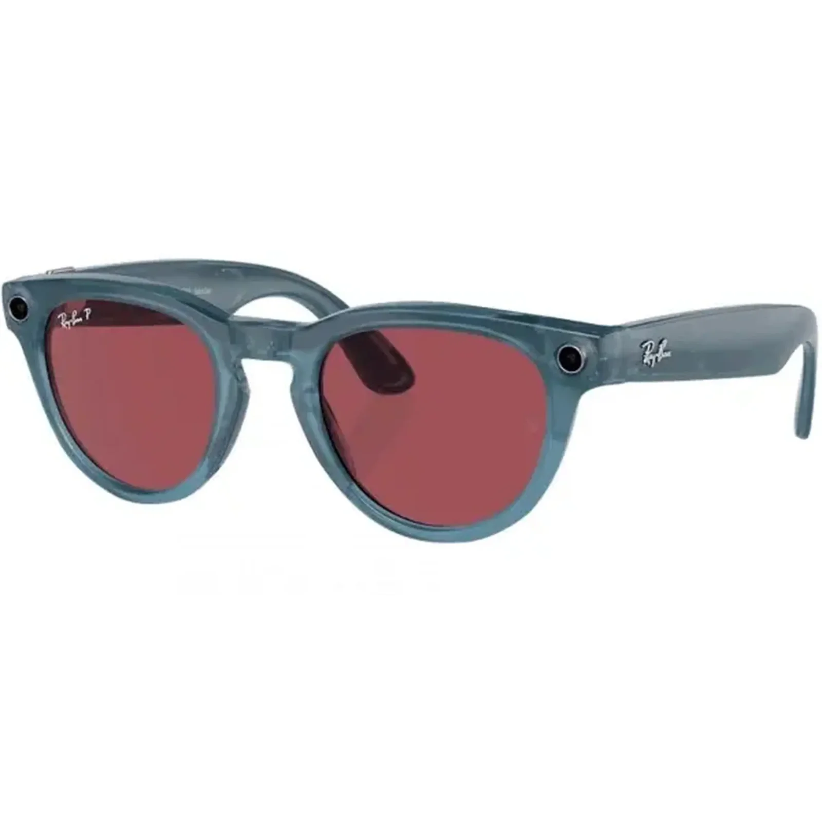 Смарт-очки Ray-Ban Meta Headliner Shiny Jeans Frame/Dusty Red Lenses (RW4009 66985Q 50-23)