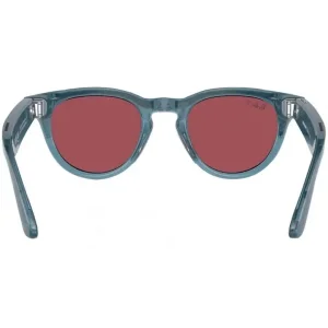 Смарт-очки Ray-Ban Meta Headliner Shiny Jeans Frame/Dusty Red Lenses (RW4009 66985Q 50-23)