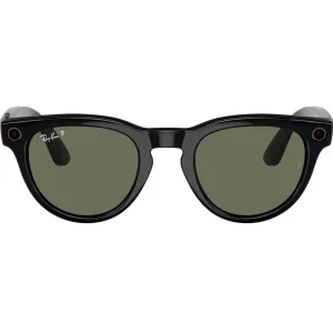 Смарт-очки Ray-Ban Meta Headliner Large Shiny Black/G-15 Green (RW4009F 601/71 51-23)