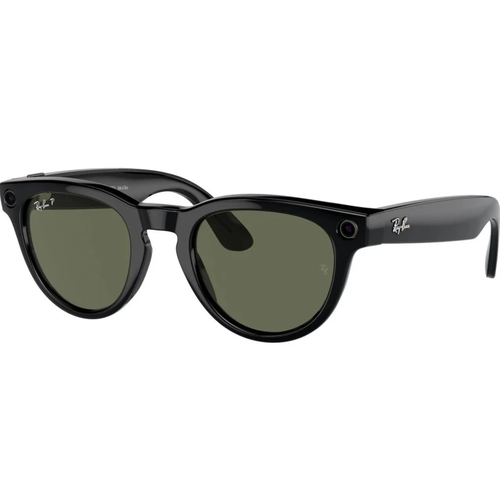 Смарт-очки Ray-Ban Meta Headliner Large Shiny Black/G-15 Green (RW4009F 601/71 51-23)