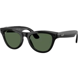 Смарт-окуляри Ray-Ban Meta Skyler Standard Shiny Black / G-15 Green (RW4010 601/71 52-20)