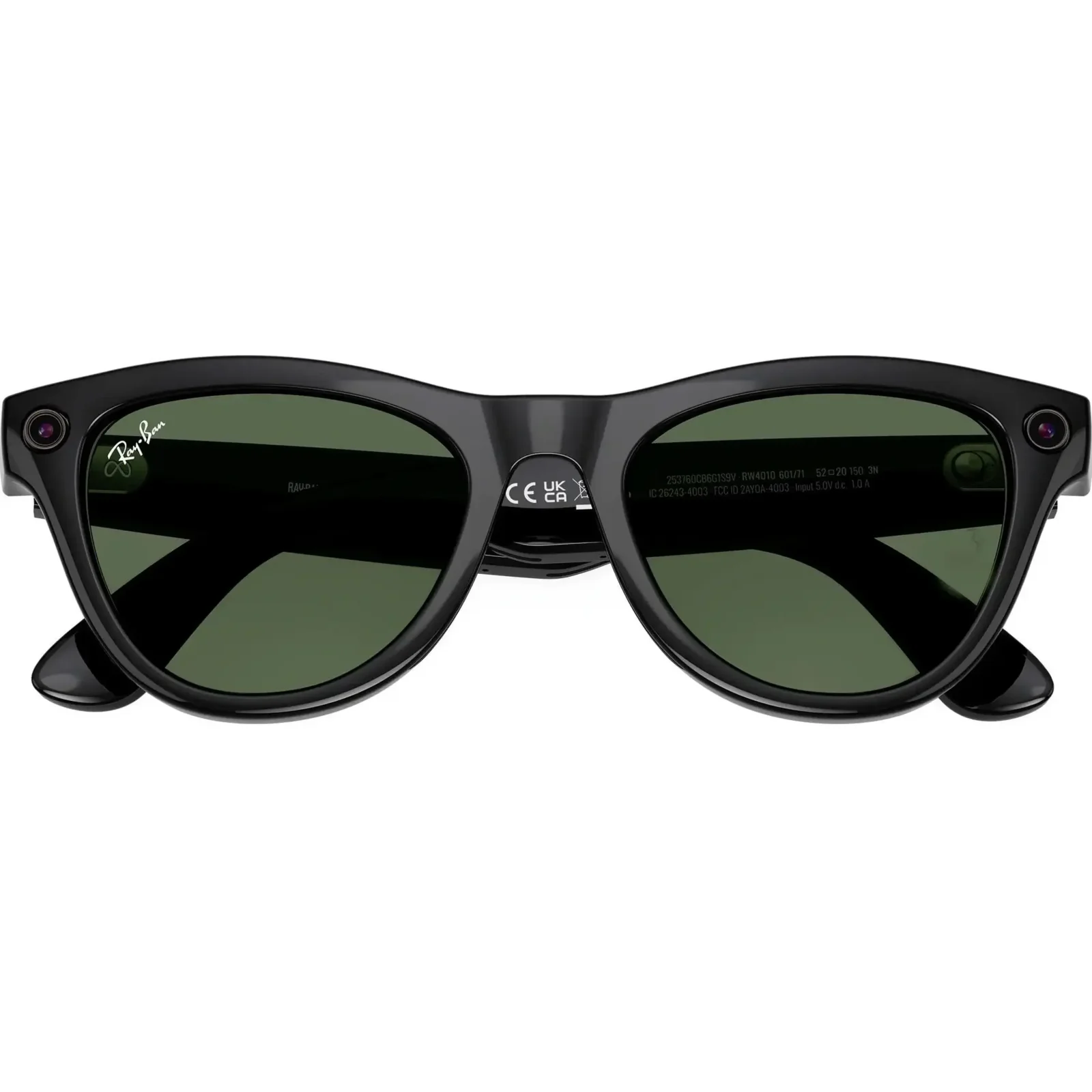 Смарт-окуляри Ray-Ban Meta Skyler Standard Shiny Black / G-15 Green (RW4010 601/71 52-20)