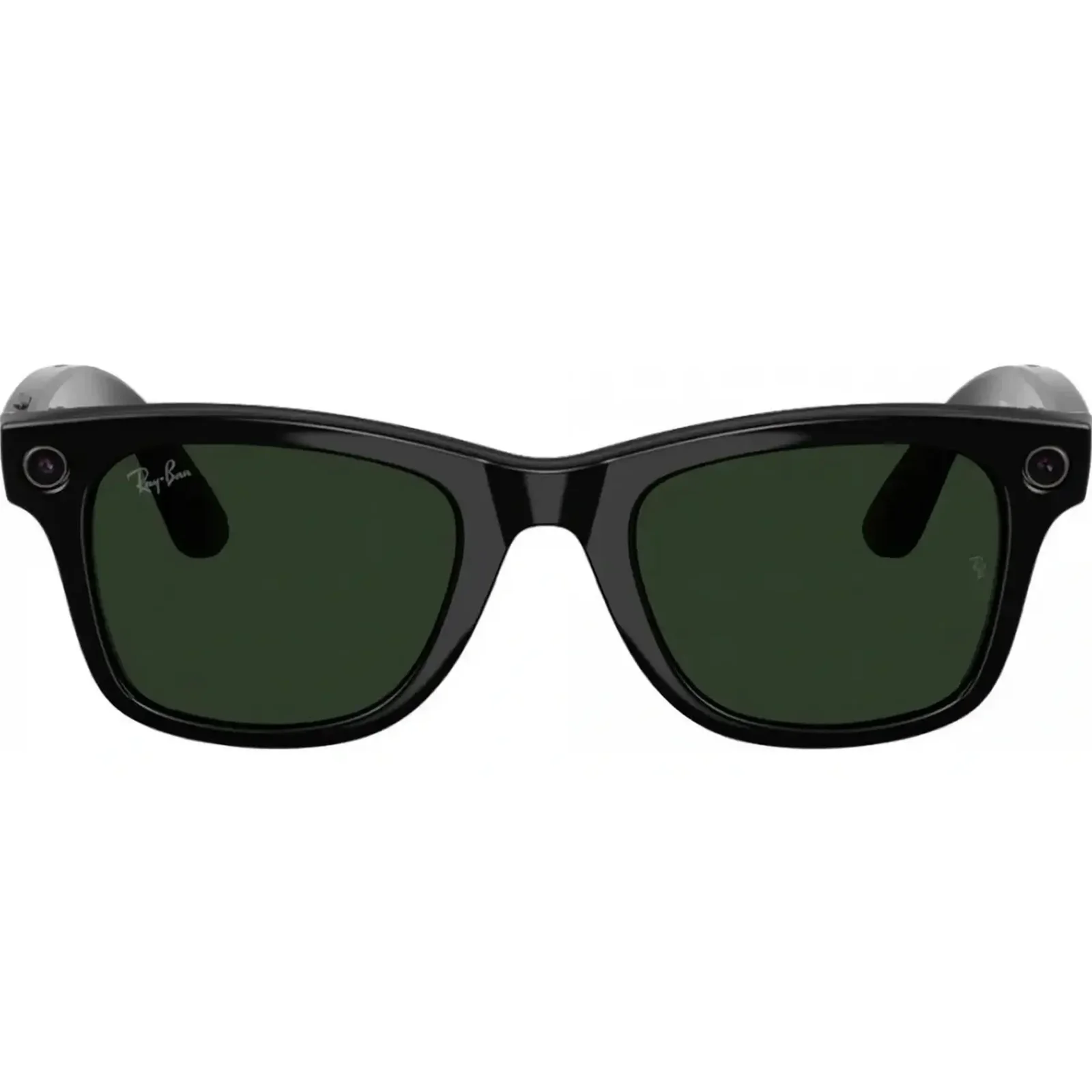 Смарт-очки Ray-Ban Meta Wayfarer Gen 2 Large Shiny Black Frame / Clear to Graphite Green Transitions Lens (RW4012 601/1M 53-22)