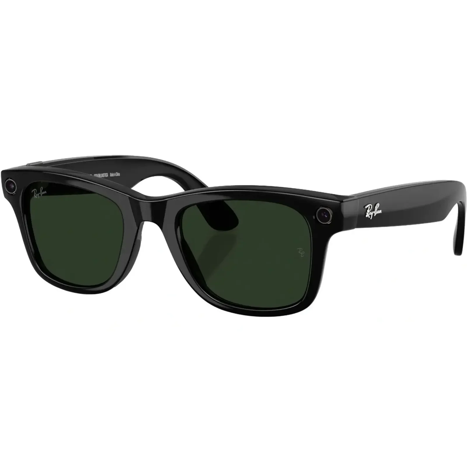 Смарт-очки Ray-Ban Meta Wayfarer Gen 2 Large Shiny Black Frame / Clear to Graphite Green Transitions Lens (RW4012 601/1M 53-22)