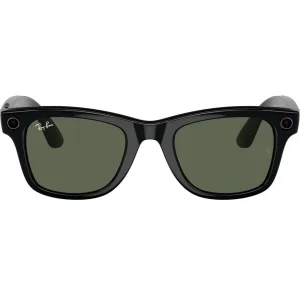 Смарт-очки Ray-Ban Meta Wayfarer Gen 2 Large Shiny Black Frame / G-15 Green Lenses (RW4012 601/71 53-22)