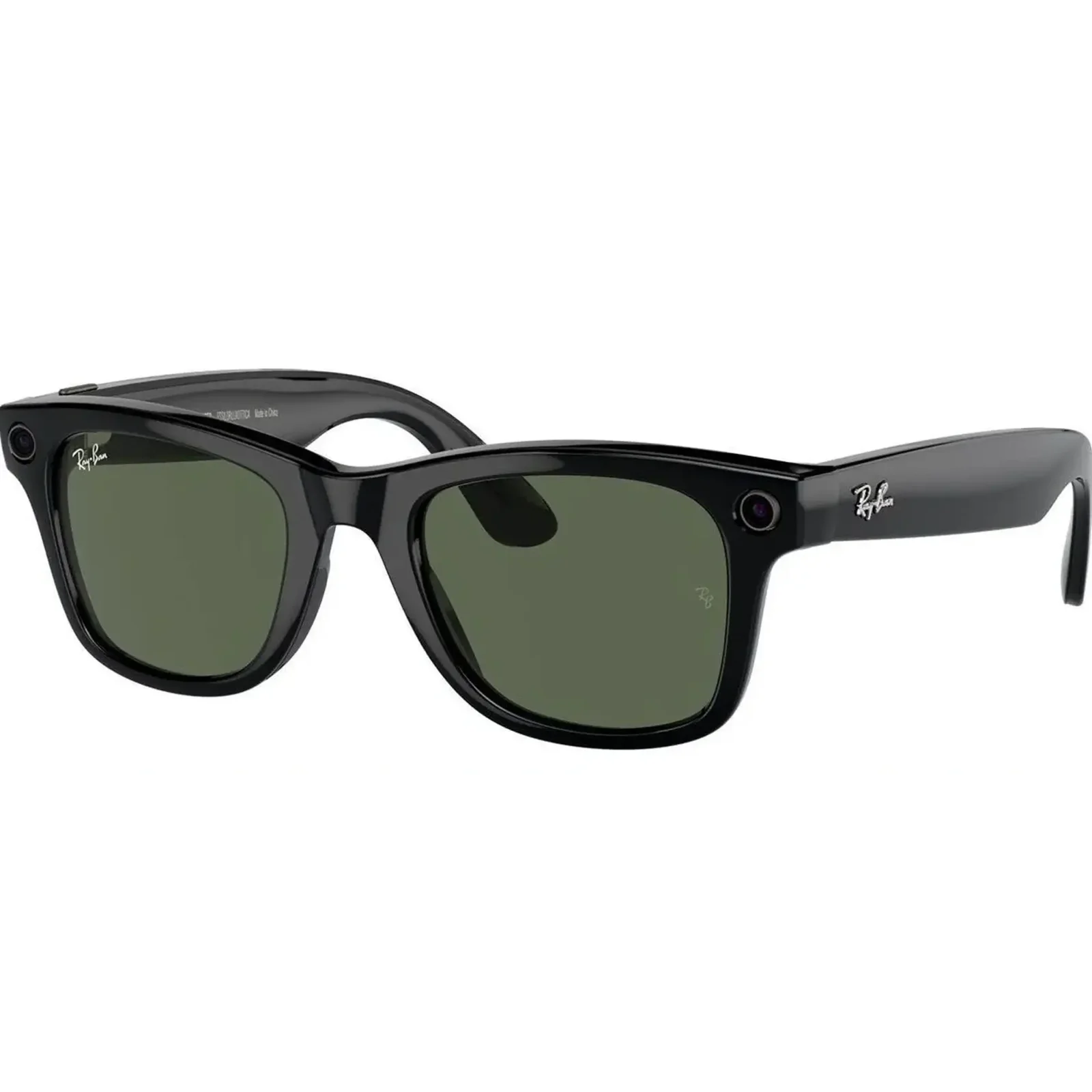 Смарт-окуляри Ray-Ban Meta Wayfarer Gen 2 Large Shiny Black Frame / G-15 Green Lenses (RW4012 601/71 53-22)