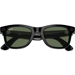 Смарт-окуляри Ray-Ban Meta Wayfarer Gen 2 Large Shiny Black Frame / G-15 Green Lenses (RW4012 601/71 53-22)