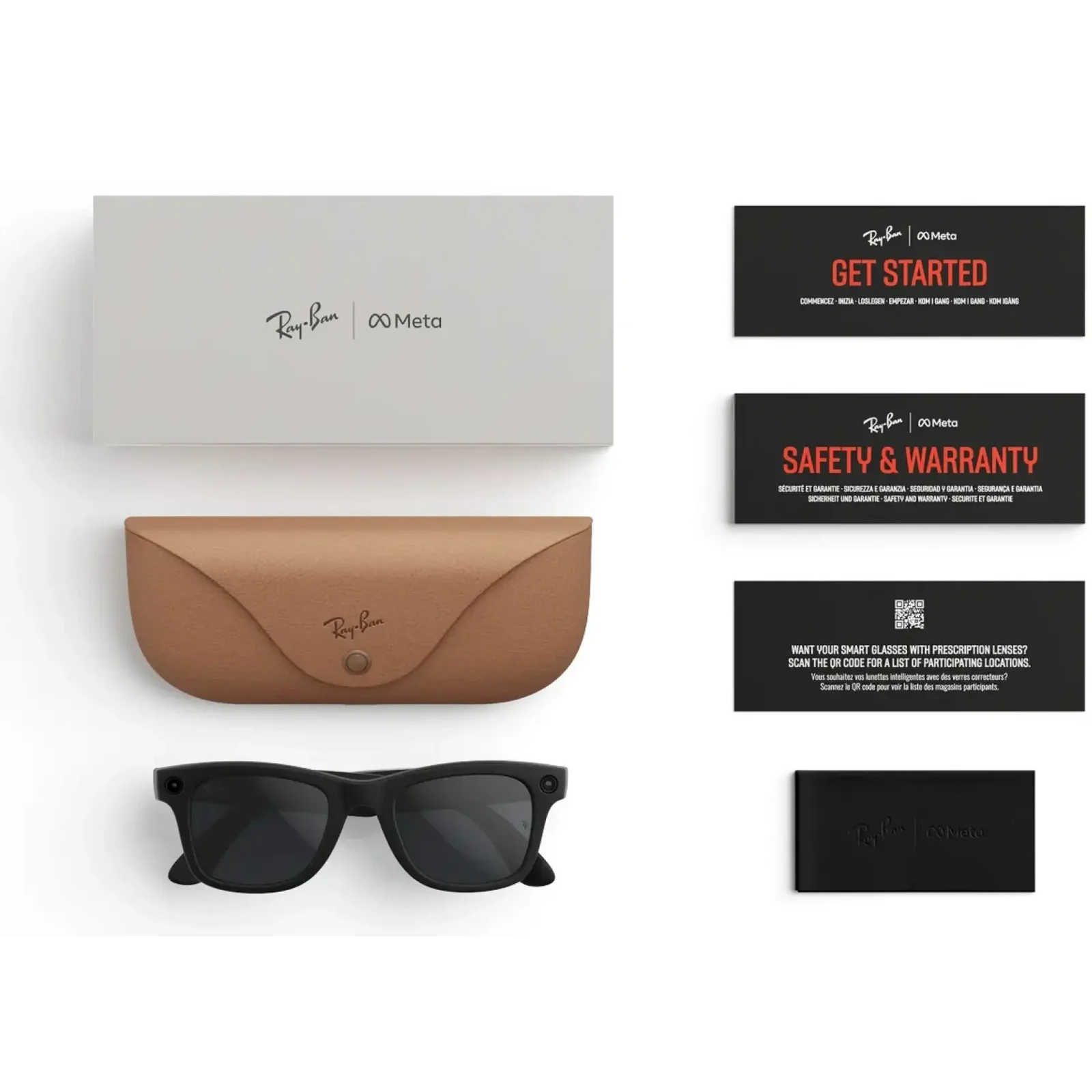 Смарт-окуляри Ray-Ban Meta Wayfarer Gen 2 Standard Matte Black Frame / Clear to Grey Transitions Lenses (RW4012 601S1Z 50-22)