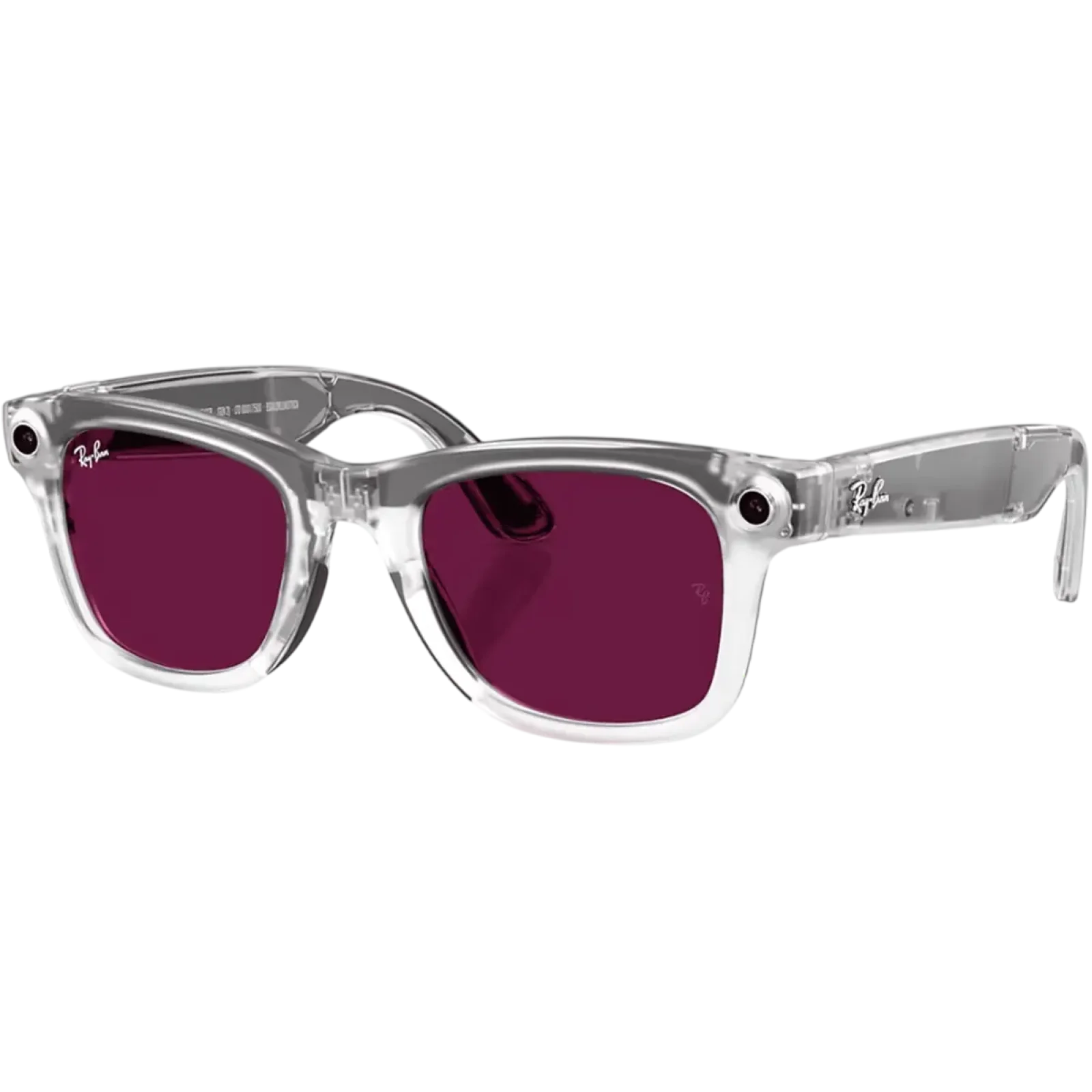 Смарт-окуляри Ray-Ban Meta Wayfarer Gen 2 Limited Edition Standard Matte Transparent Frame/Clear/Ruby Transitions Lenses (RW4012 6770MI 50-22)